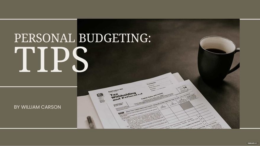 Budget Training Presentation Template