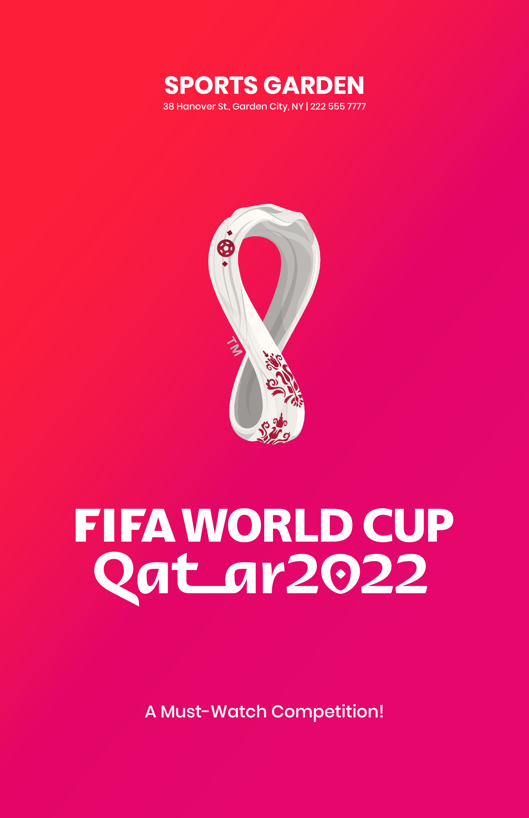 World Cup 2022 Advertisement Poster