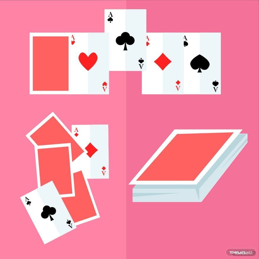 National Card Playing Day Clipart Vector