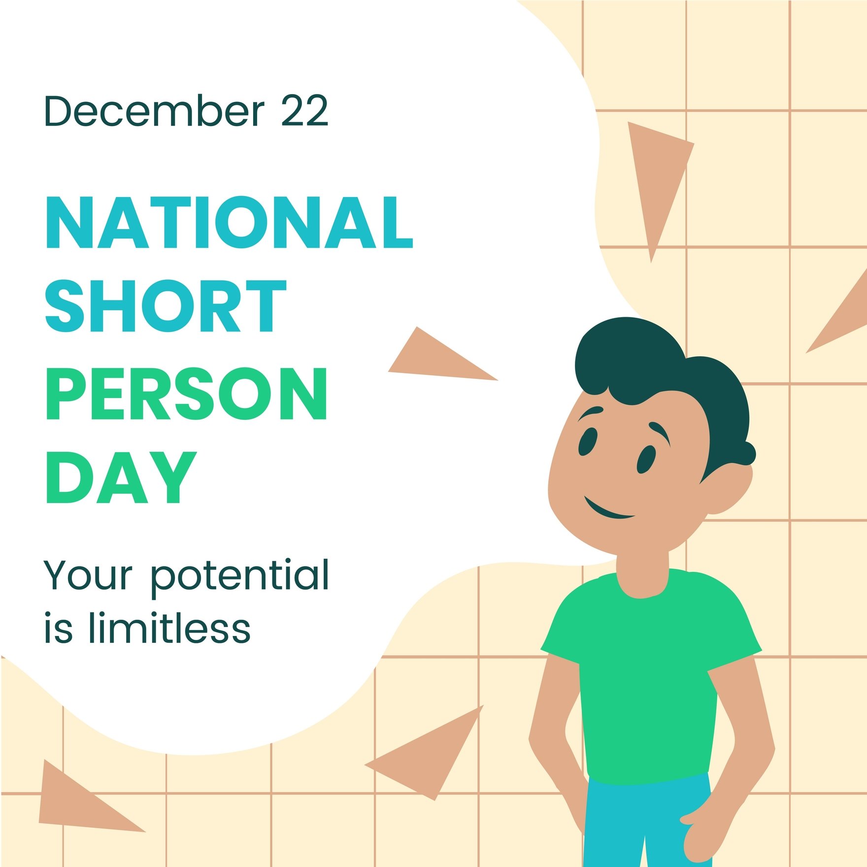 National Short Person Day Instagram Post