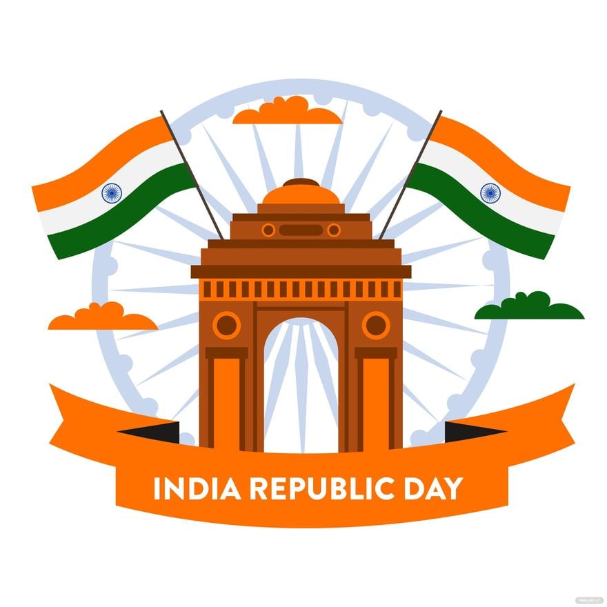 Republic Day Design Clipart