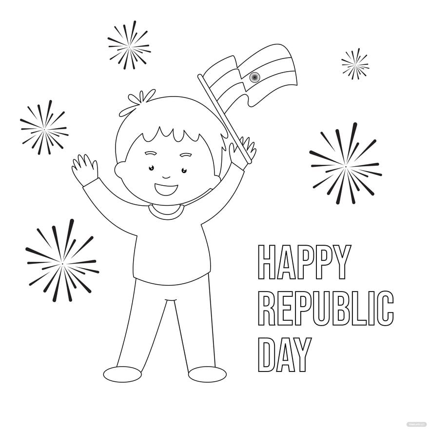 Free Vector | Happy republic day vintage background with red fort sketch-saigonsouth.com.vn