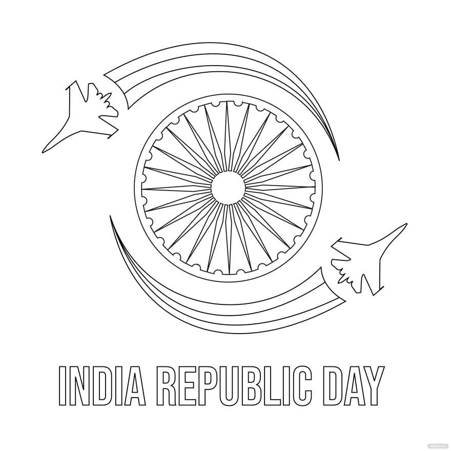 Easy Republic Day Drawing