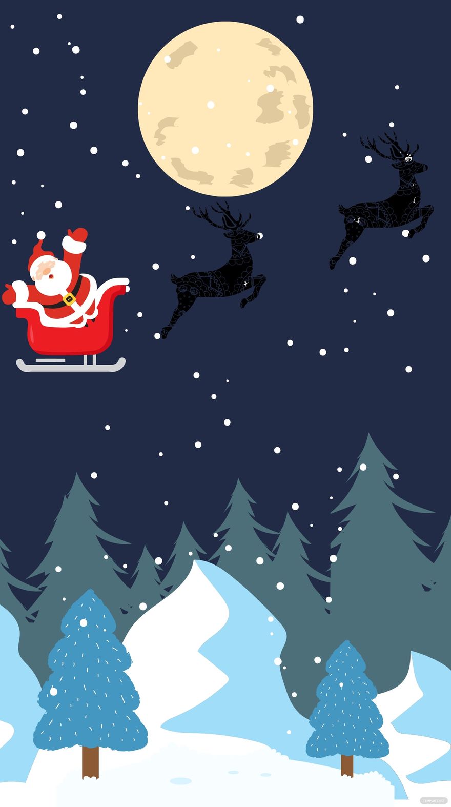 Christmas Eve iPhone Background