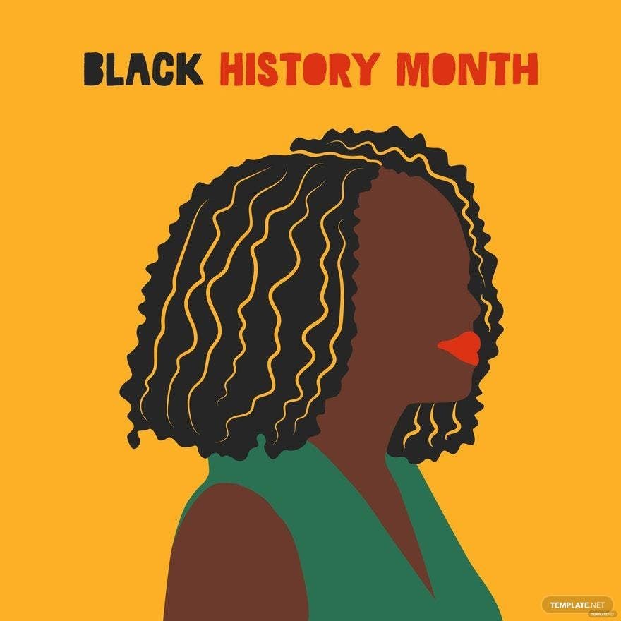 Black History Month Illustration in Illustrator, PSD, EPS, SVG, JPG, PNG