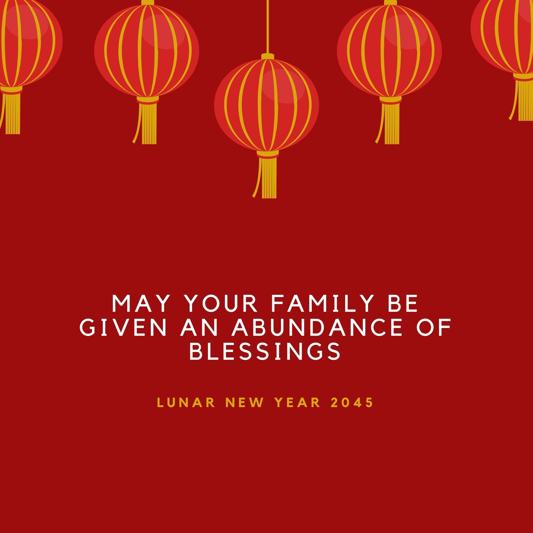 Chinese New Year Whatsapp Post in Illustrator, PSD, EPS, SVG, PNG, JPEG
