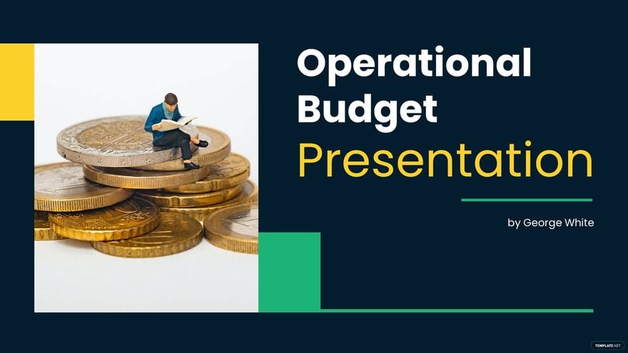 Operational Budget Presentation Template