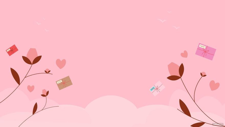 Free Valentine's Day Pink Background - EPS, Illustrator, JPG, PSD, PNG,  PDF, SVG 