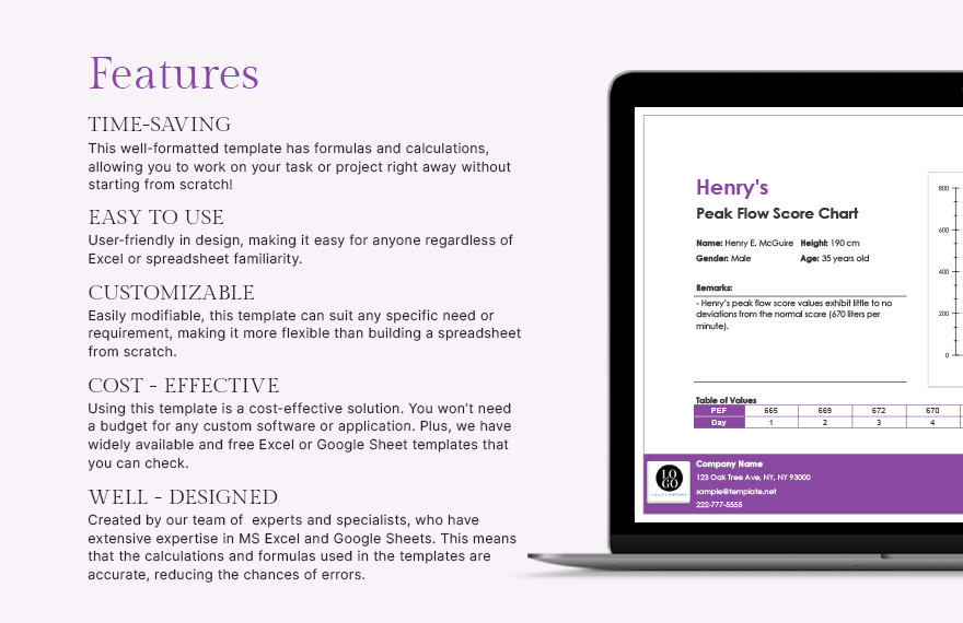 peak-flow-score-chart-google-sheets-excel-template