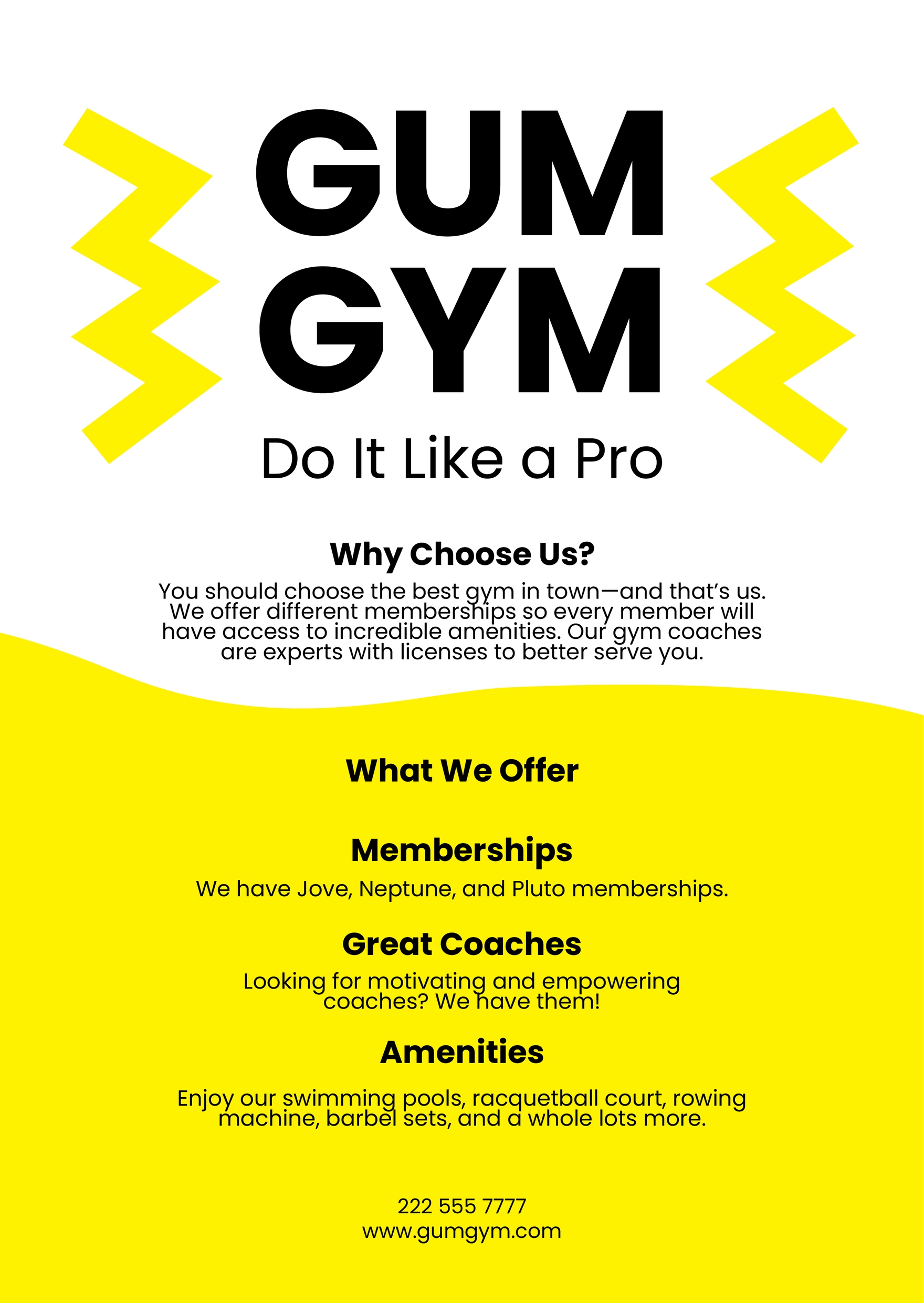 Editable Gym Flyer Templates In Adobe Illustrator To Download