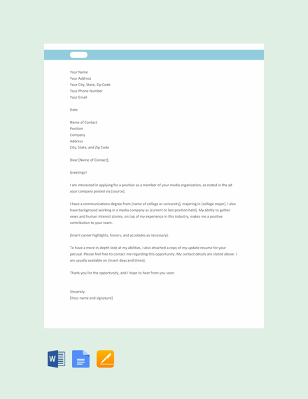 Information Request Letter Template