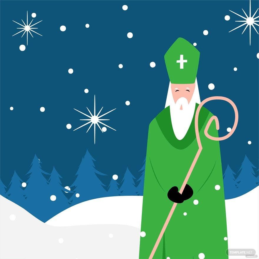 Orthodox Christmas Cartoon Vector