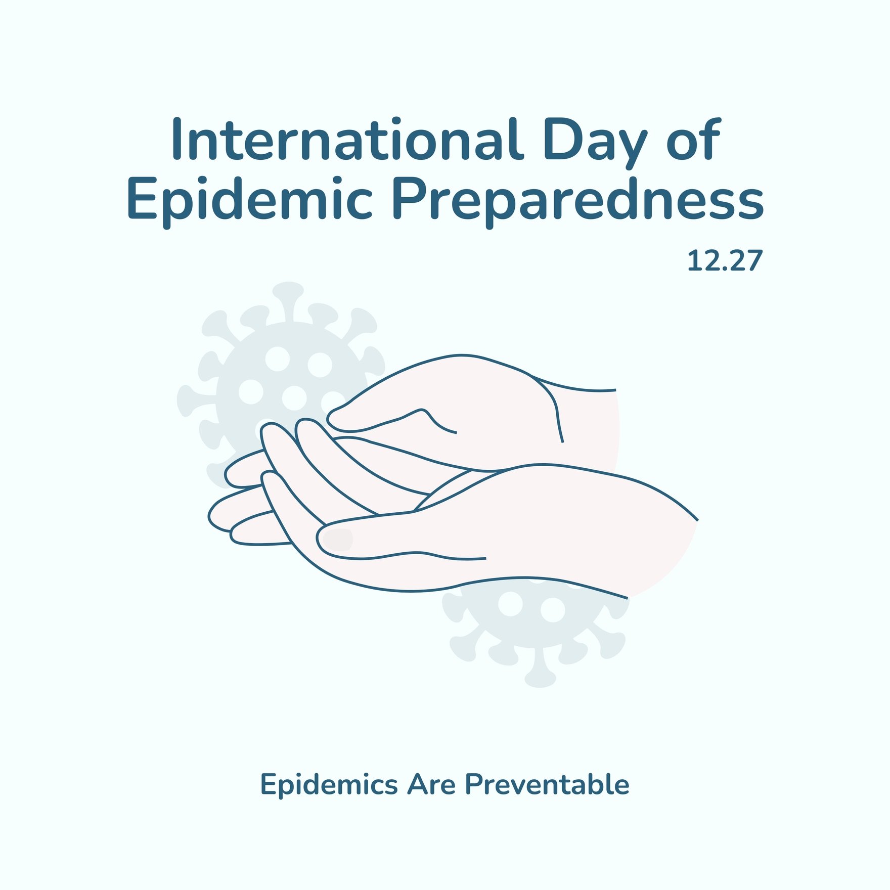 International Day of Epidemic Preparedness Instagram Post