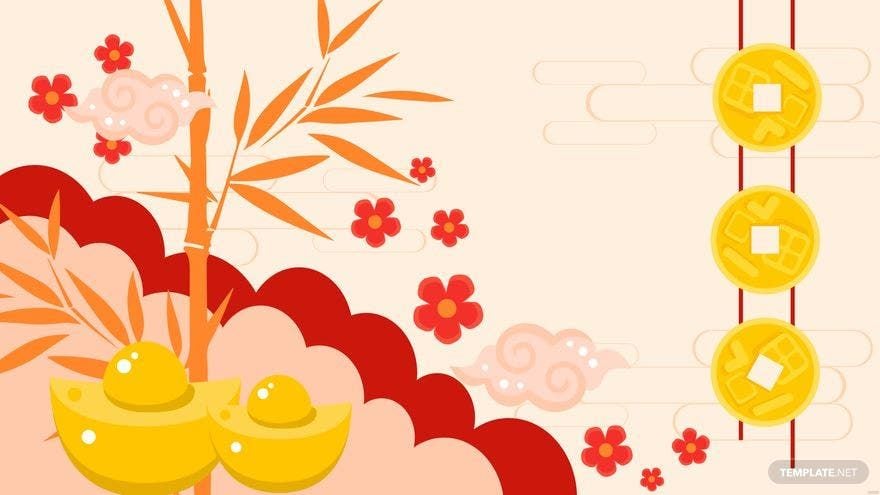 Free Chinese New Year Design Background
