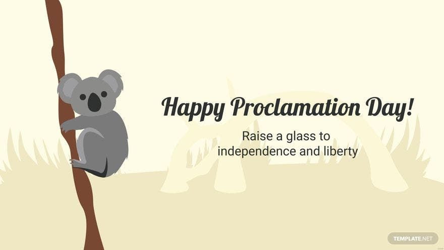 Proclamation Day Flyer Background