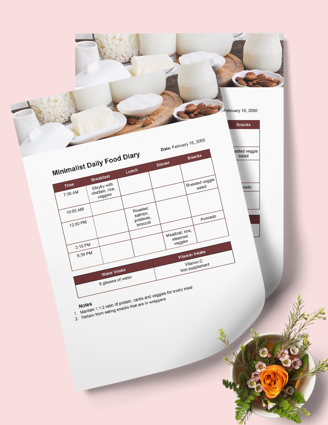 14+ Free Editable 21 Day Fix Meal Plan Templates in MS Word [DOC]