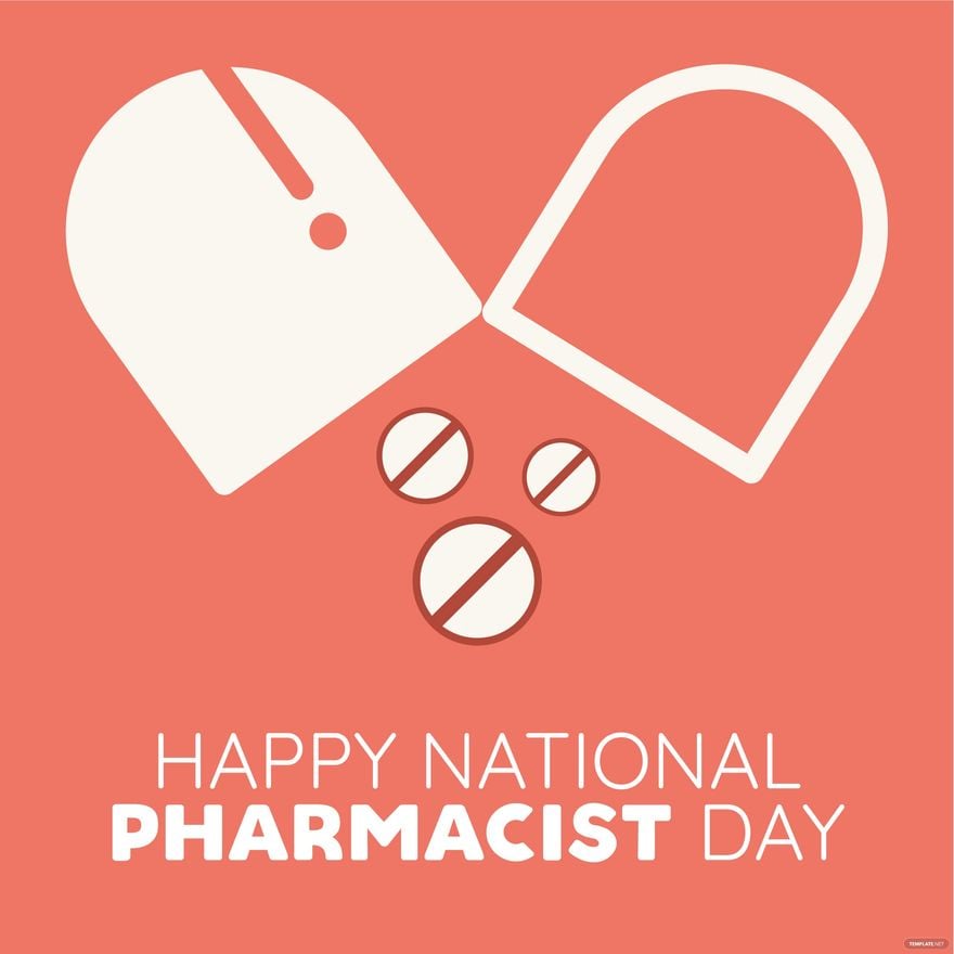 Free Happy National Pharmacist Day Vector