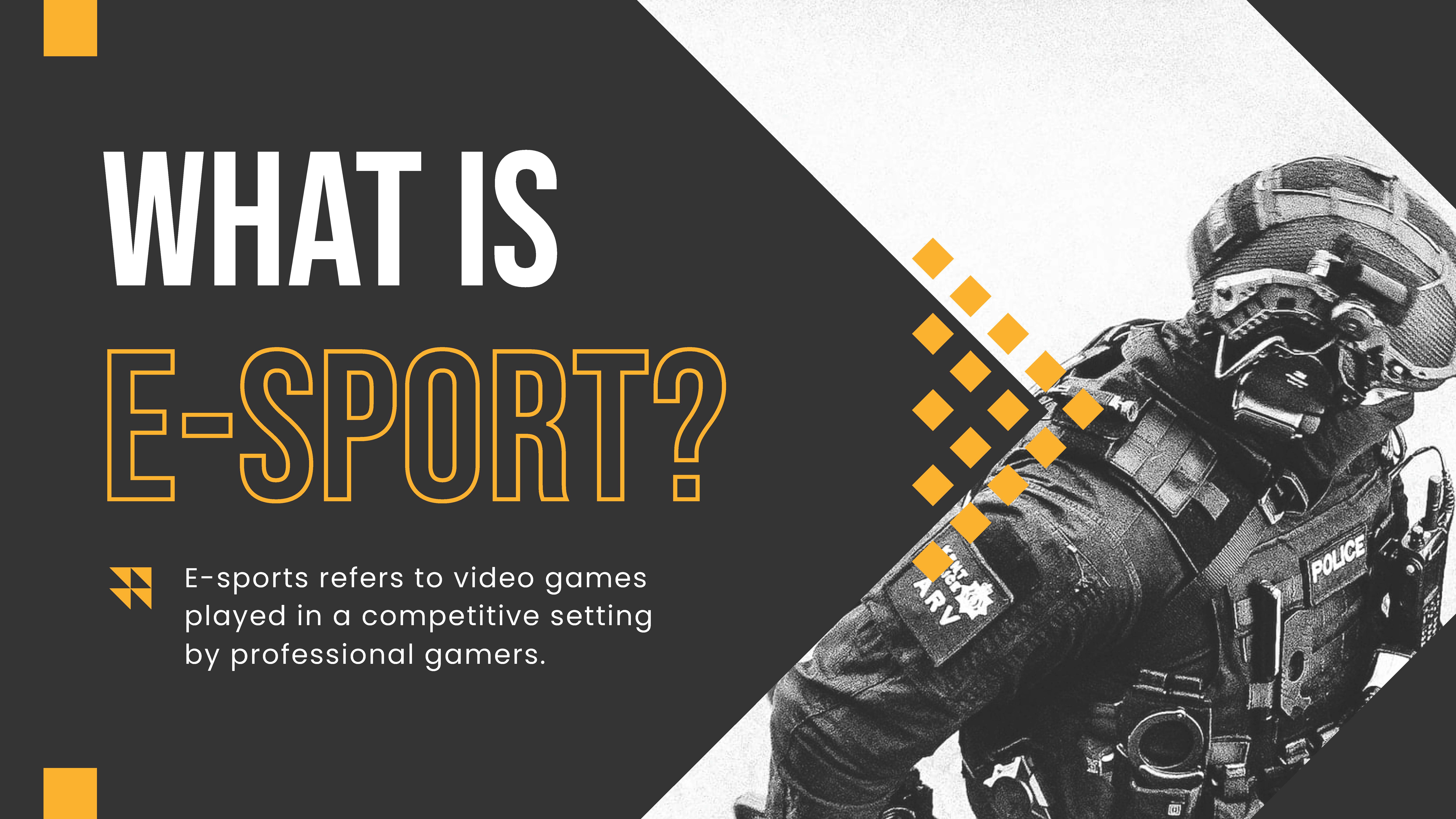 Free Esport Gaming Presentation Template to Edit Online