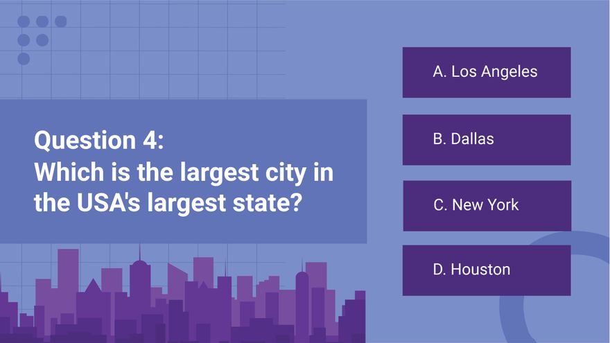 Free Trivia Game Fun Presentation Template to Edit Online