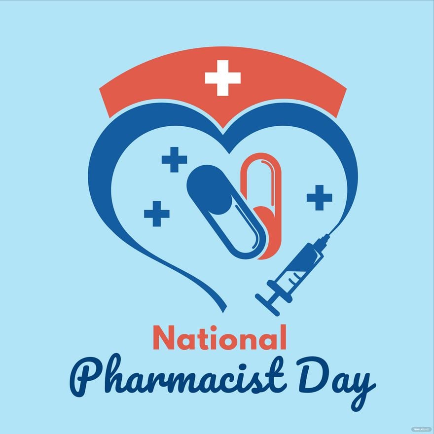 National Pharmacist Day Celebration Vector
