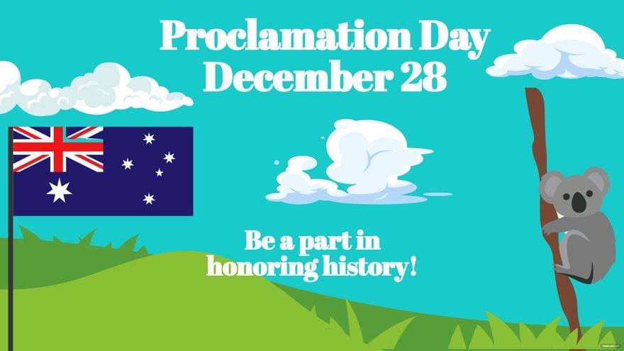 Proclamation Day Invitation Background