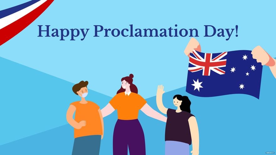 Happy Proclamation Day Background
