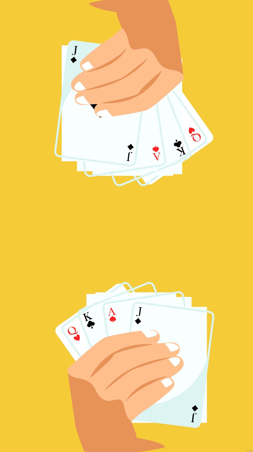 Free National Card Playing Day iPhone Background