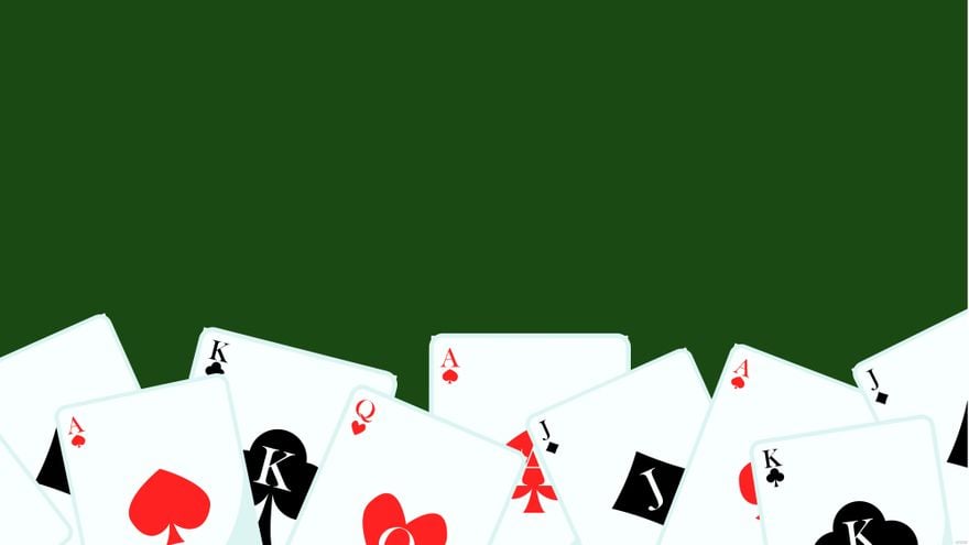National Card Playing Day Design Background