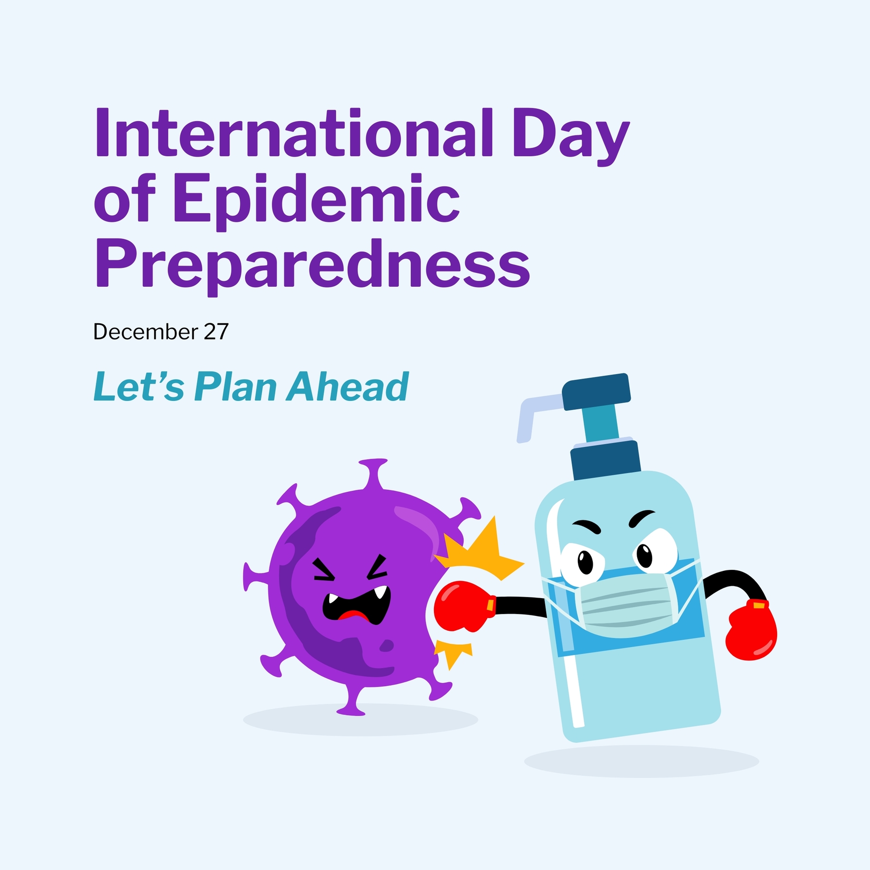 Free International Day of Epidemic Preparedness WhatsApp Post