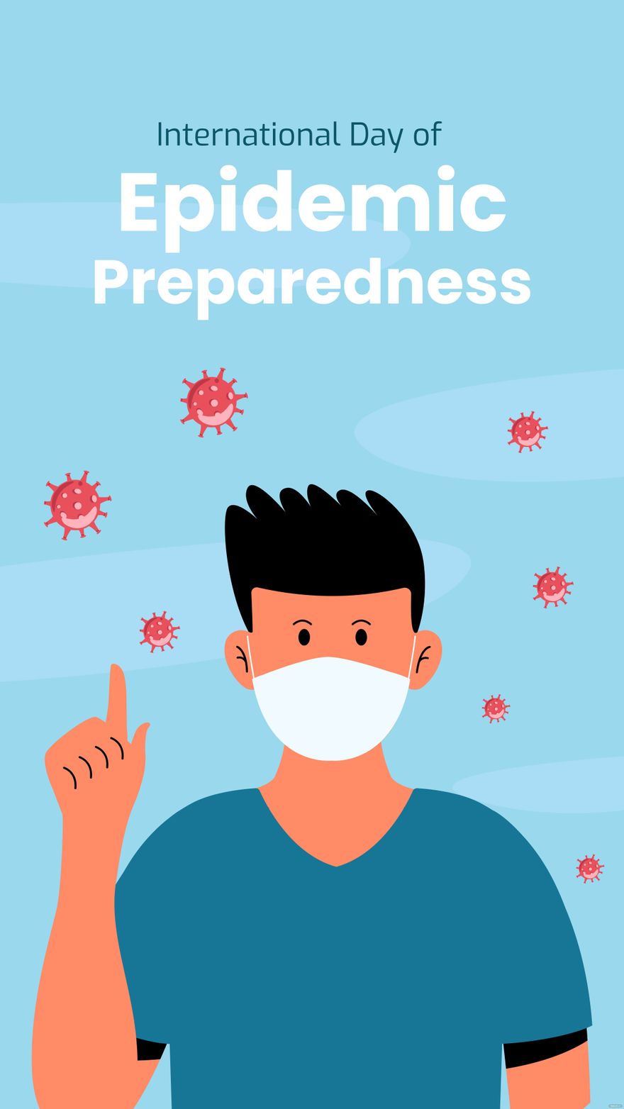 International Day of Epidemic Preparedness iPhone Background