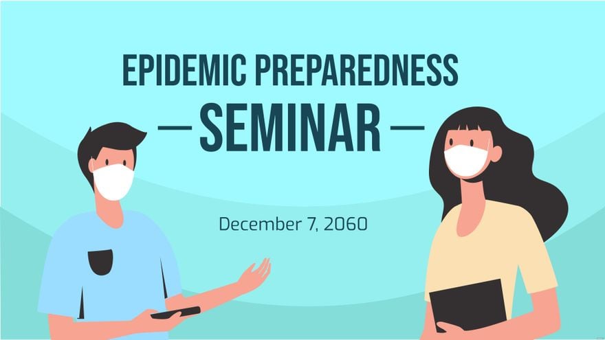 International Day of Epidemic Preparedness Invitation Background