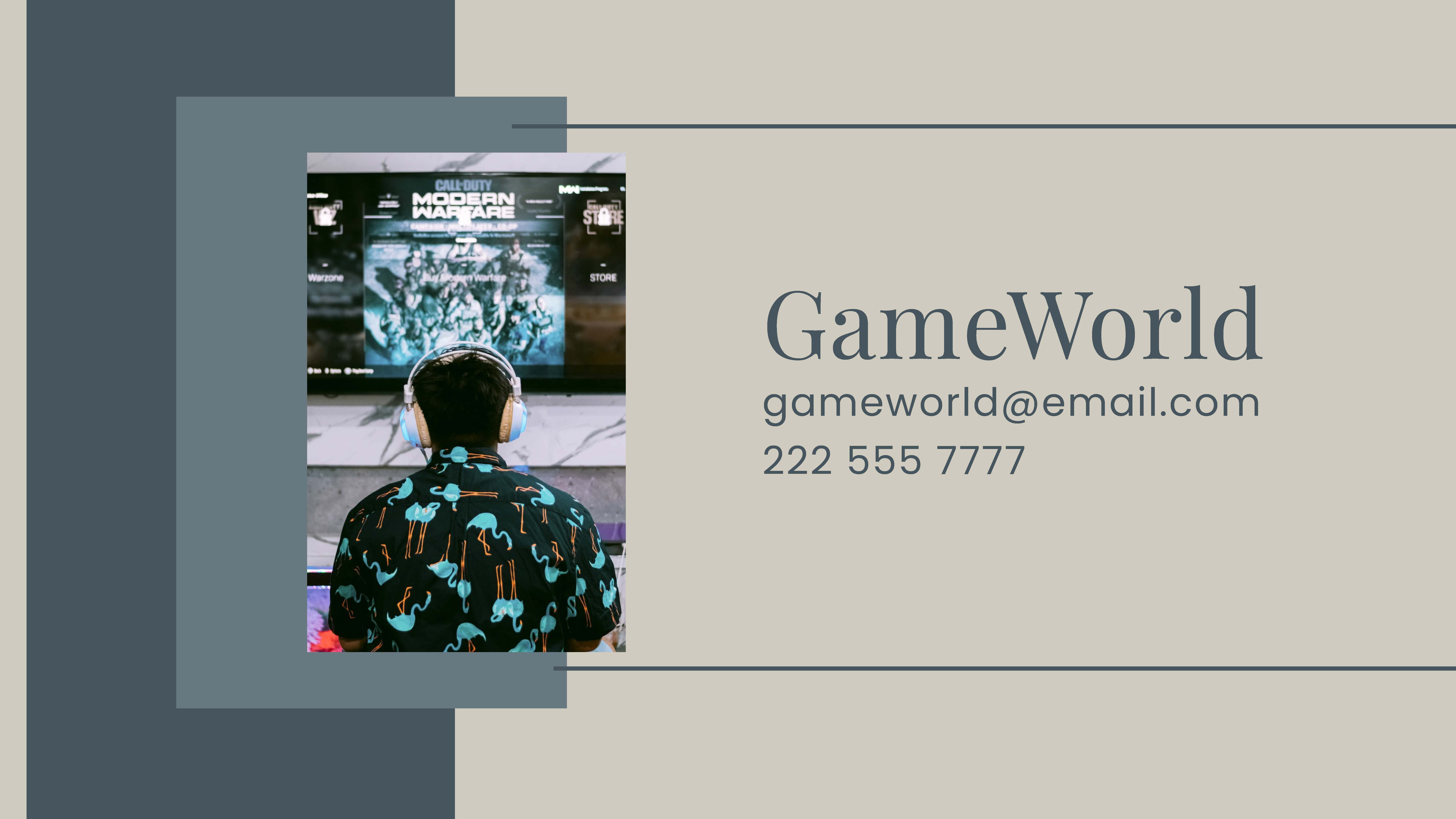 Free Game Developer Presentation Template to Edit Online