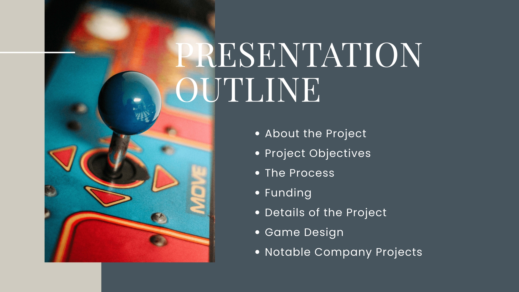 Game Developer Presentation Template
