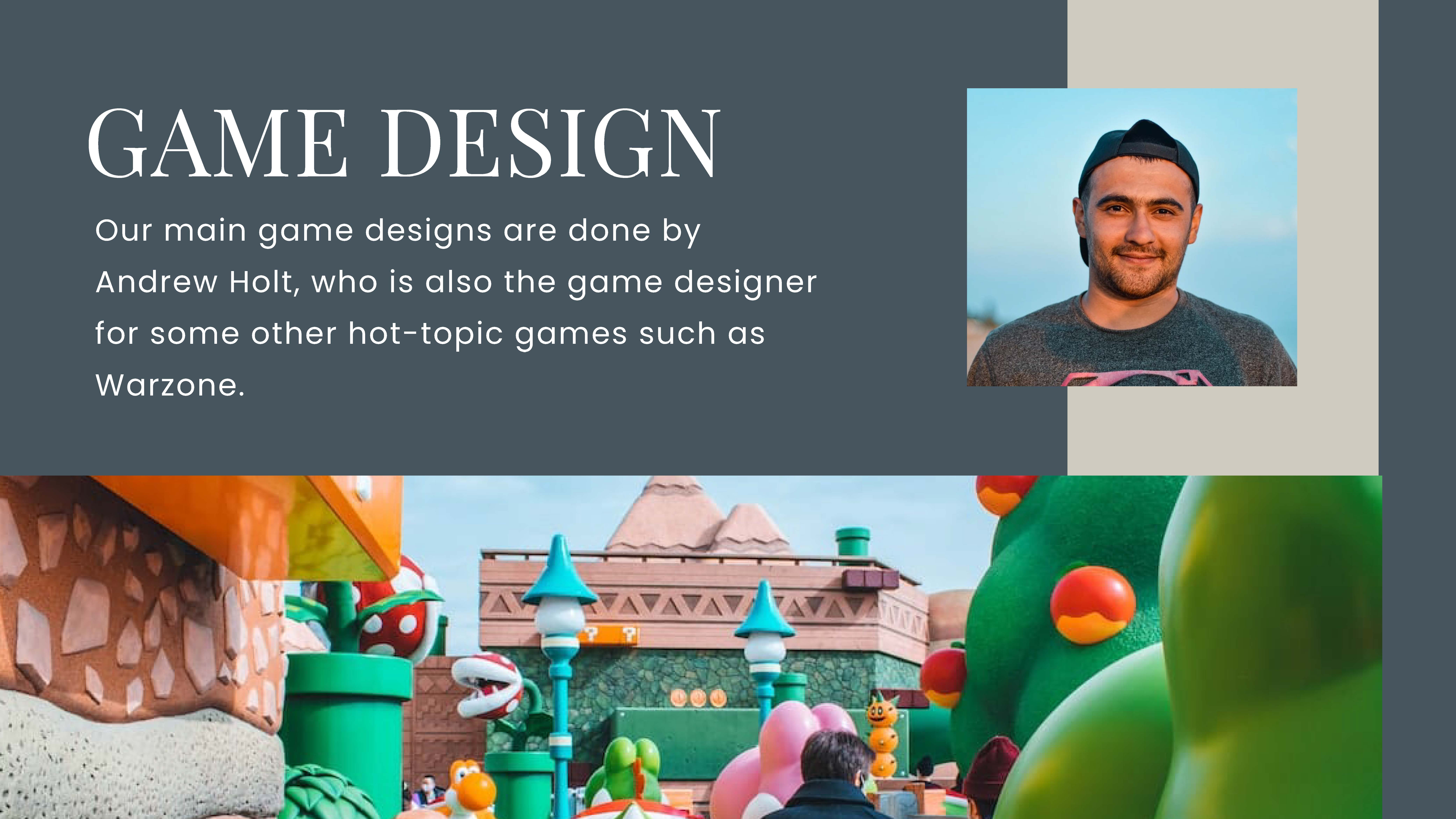Free Game Developer Presentation Template to Edit Online