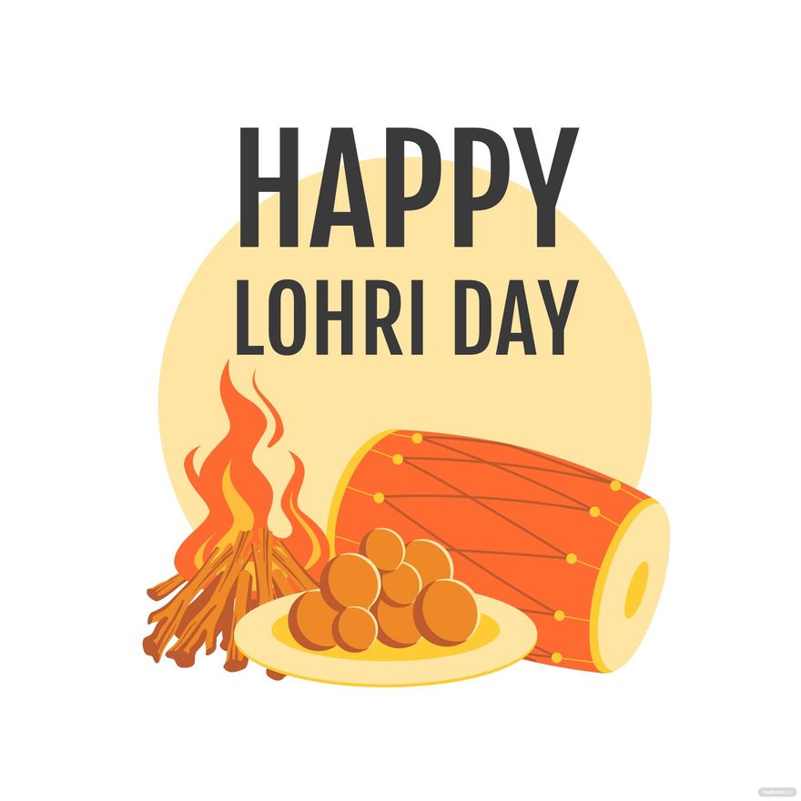 Free Lohri Day Vector in Illustrator, PSD, EPS, SVG, JPG, PNG