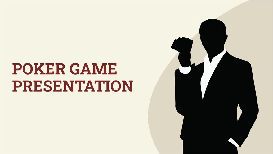 Free Poker Game Presentation Template to Edit Online