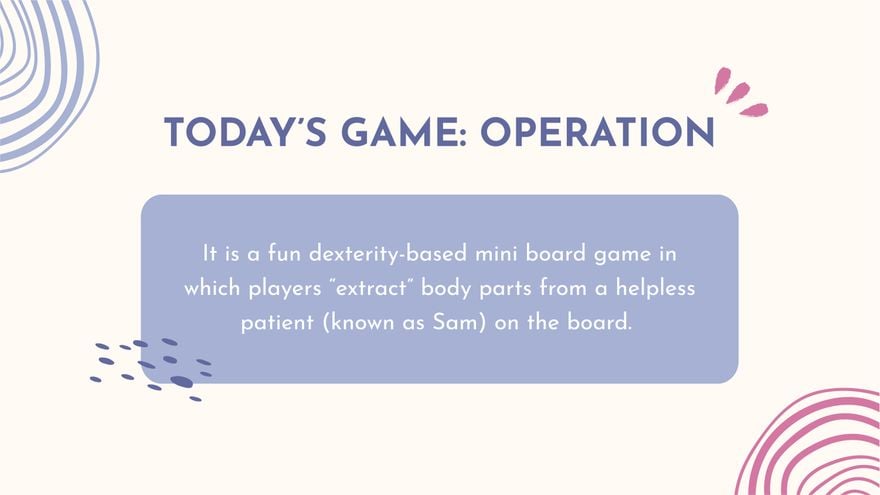 School Gameboard Presentation Template