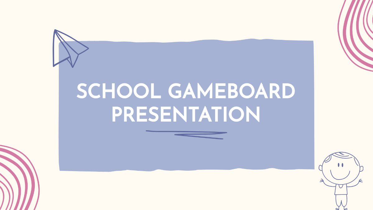 Free School Gameboard Presentation Template