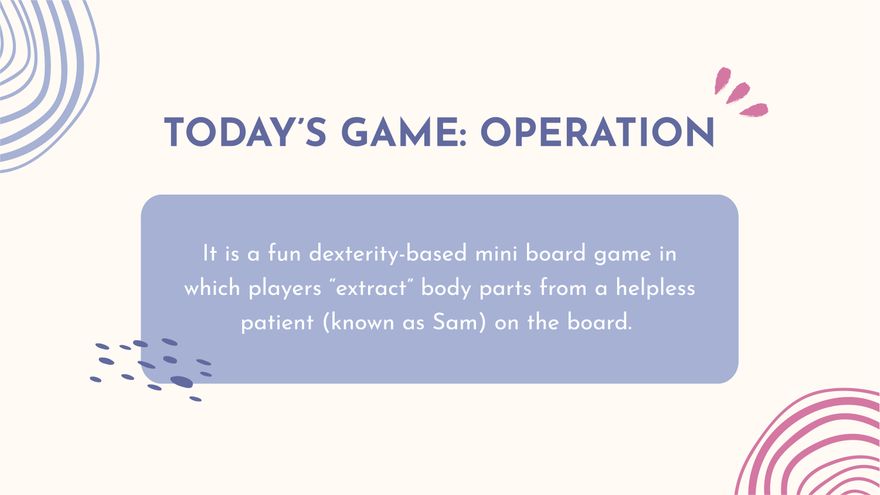 Free School Gameboard Presentation Template to Edit Online