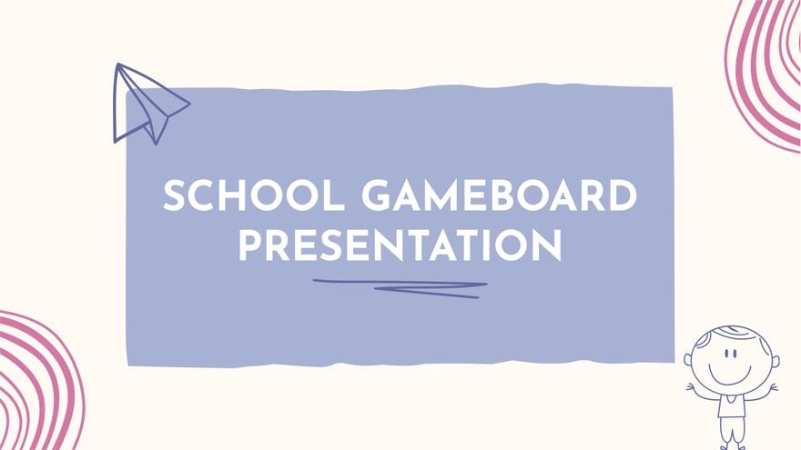School Gameboard Presentation Template