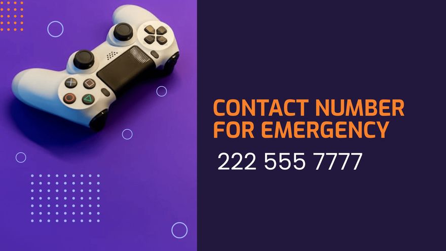 Free Video Game Presentation Template to Edit Online