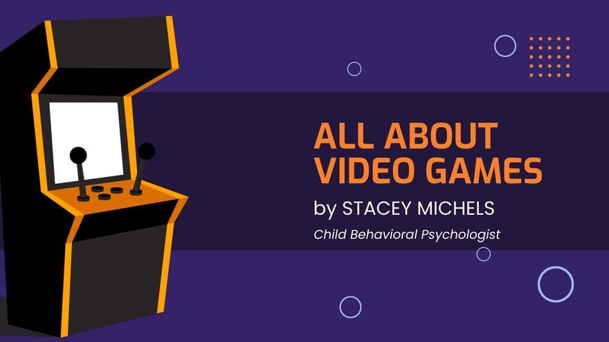 Video Game Presentation Template in PDF, PowerPoint, Google Slides