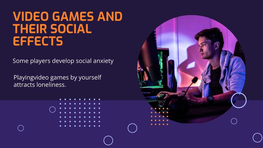 Free Video Game Presentation Template to Edit Online