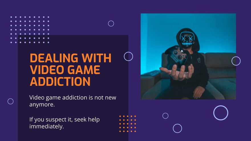 Free Video Game Presentation Template to Edit Online