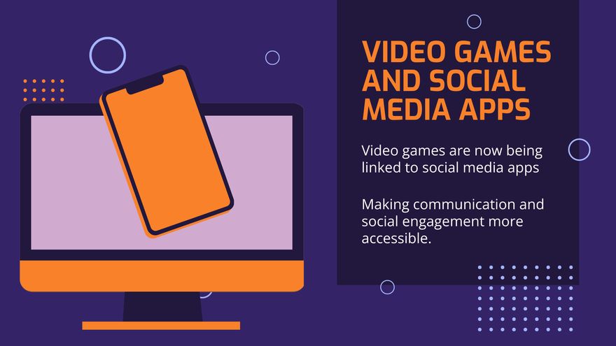 Free Video Game Presentation Template to Edit Online