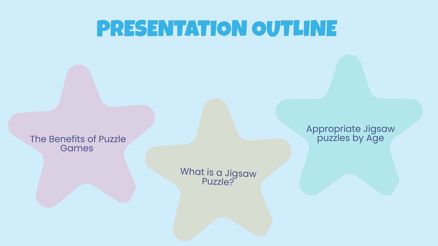 Free Puzzle Game Presentation Template to Edit Online