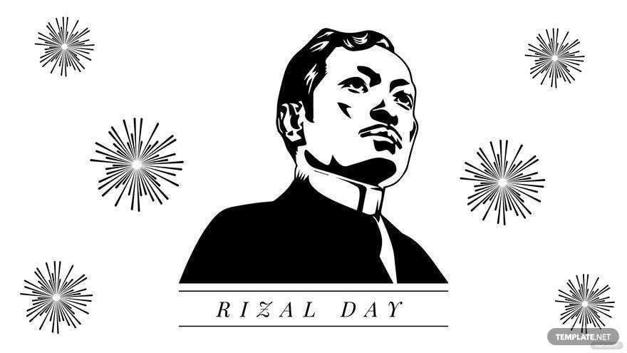 Rizal Day Drawing Background