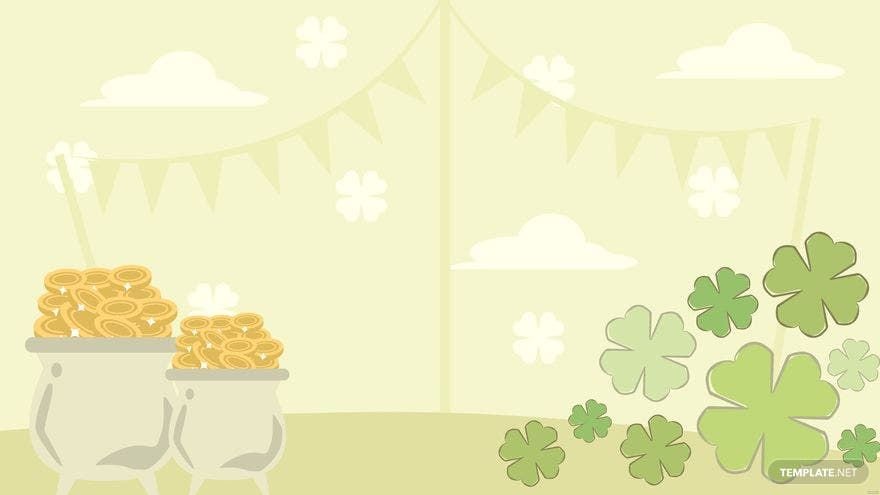 St. Patrick's Day Aesthetic Background
