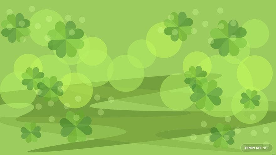 St. Patrick's Day Blur Background