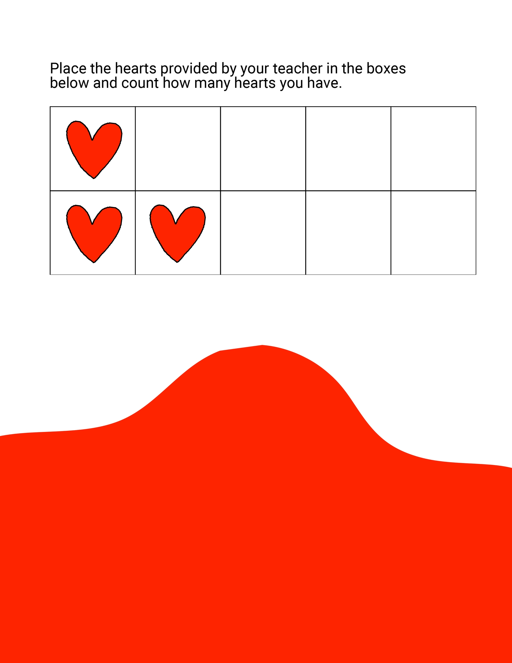 Kindergarten Ten Frame Template